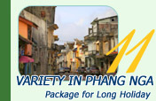 Variety in Phang Nga Package for Long Holiday