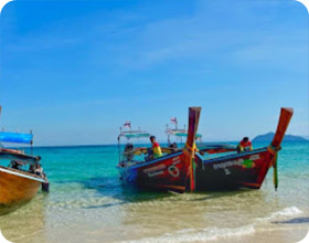 เช่าเรือหางยาว เที่ยวรอบเกาะลันตา