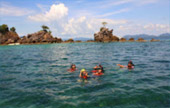 3 เกาะไข่ จากเกาะยาว  อาบแดด รับลมทะเล หยอกล้อกับ Marine Life