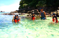 3 เกาะไข่ จากเกาะยาว  อาบแดด รับลมทะเล หยอกล้อกับ Marine Life